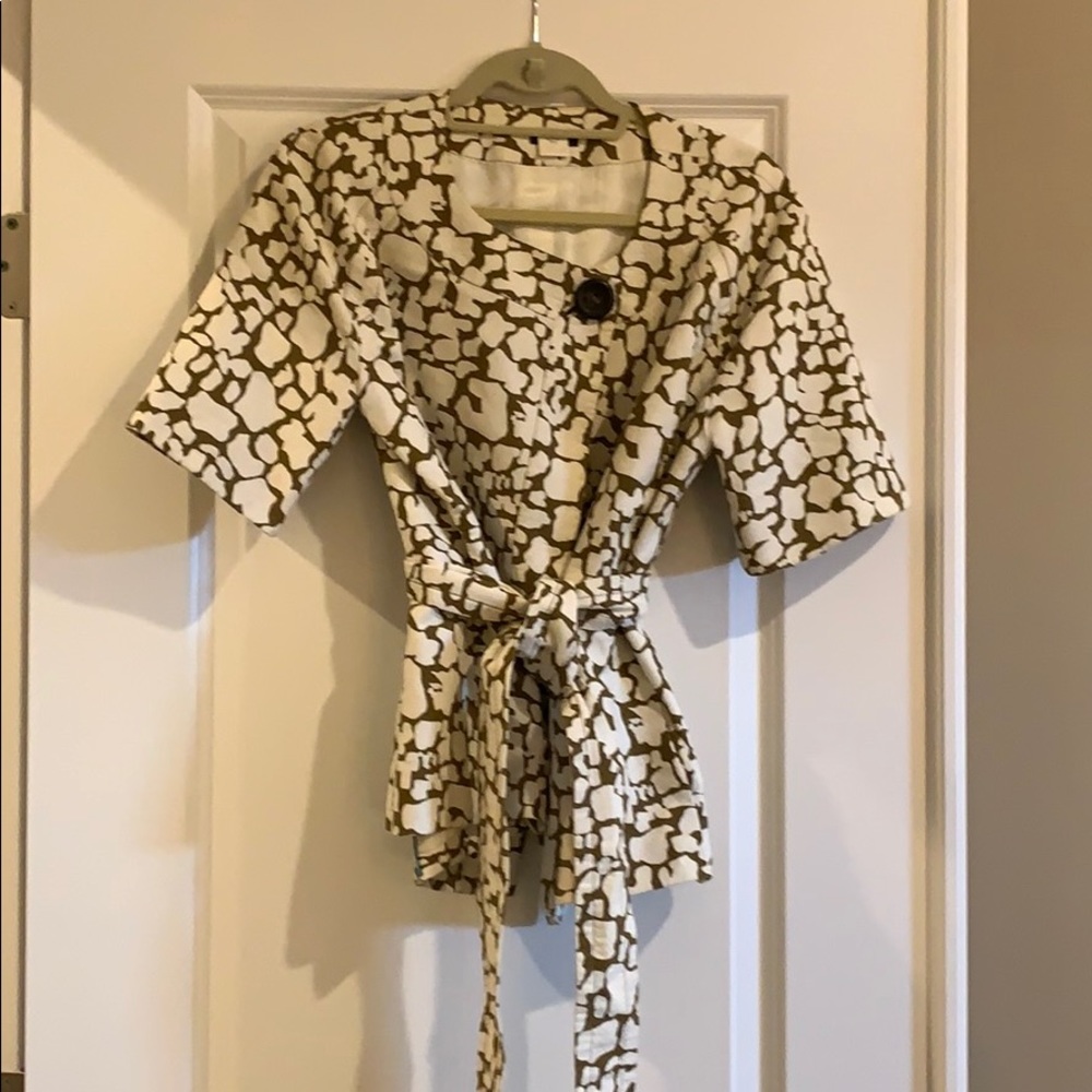 J Crew Short Sleeve Floral Jacket